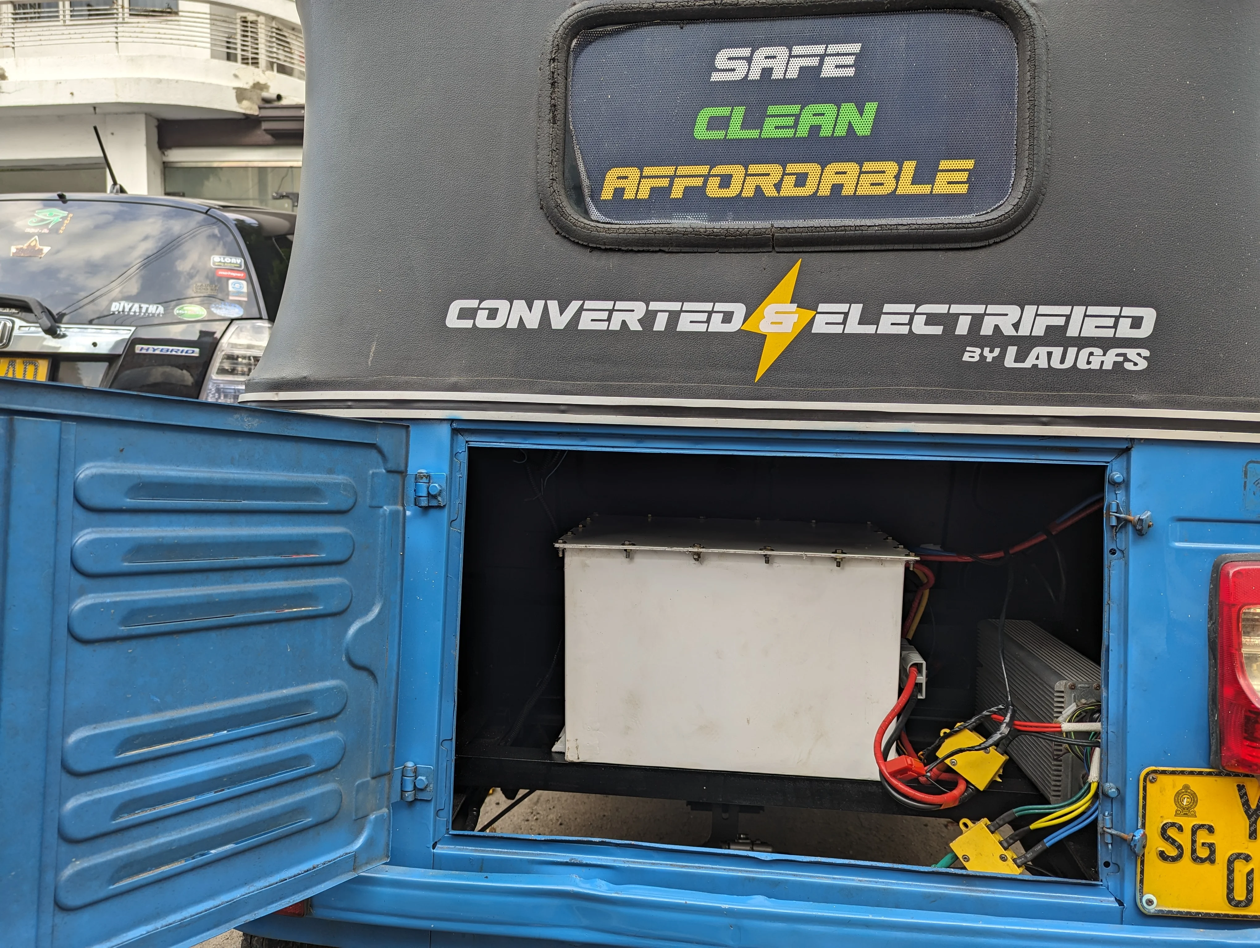 Electric Three-Wheeler Mobility Project - Solar Project in Laugfs Eco Sri